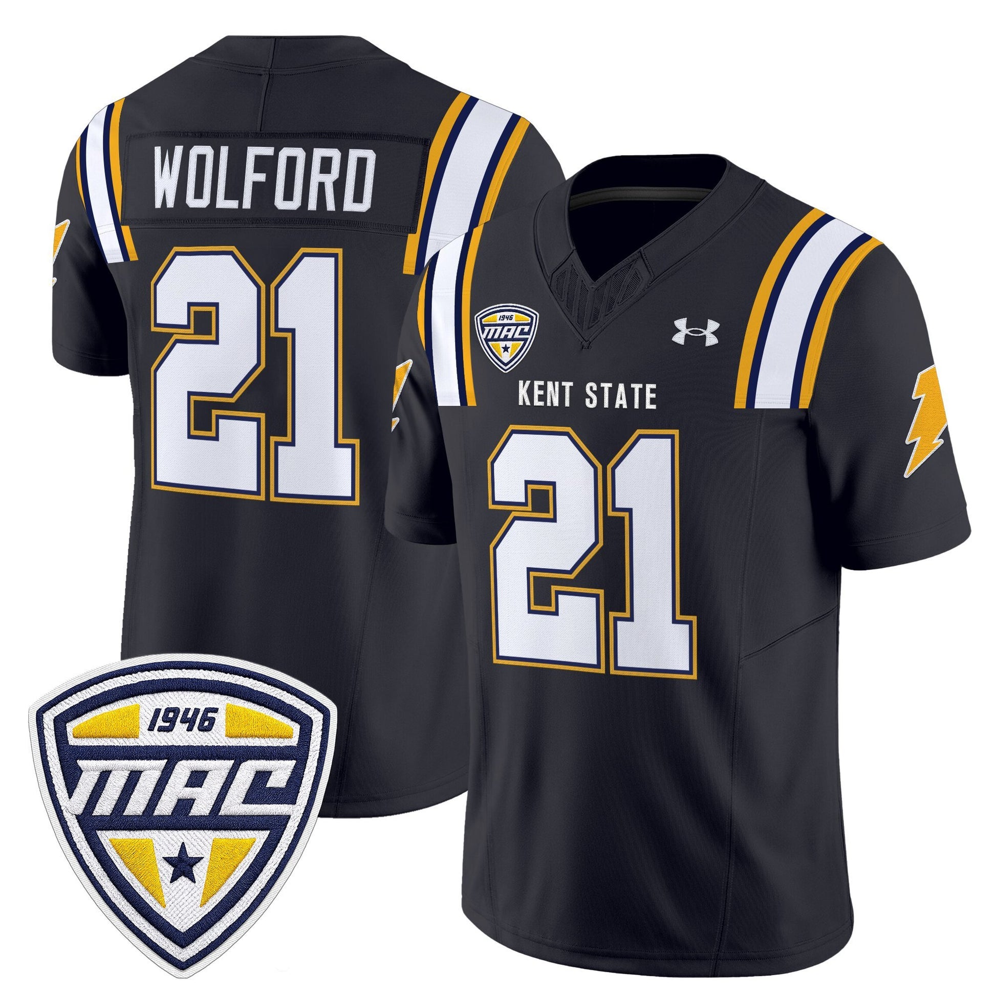 Men's Kent State Golden Flashes 2025 Vapor Limited Jersey - All Stitched