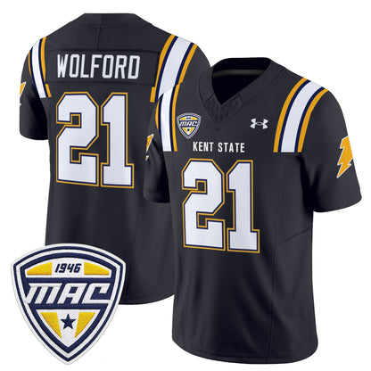 Men's Kent State Golden Flashes 2025 Vapor Limited Jersey - All Stitched