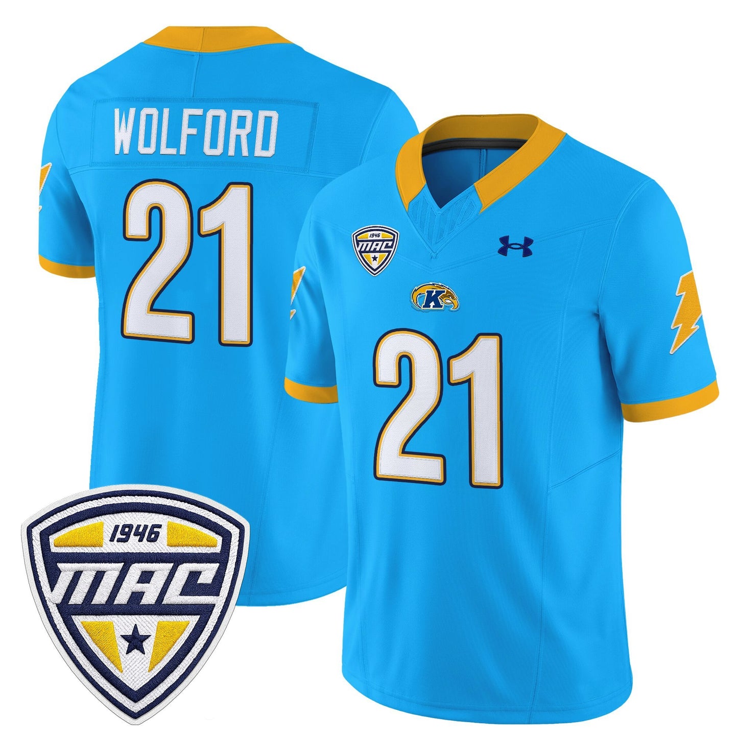 Men's Kent State Golden Flashes 2025 Vapor Limited Jersey - All Stitched