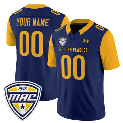 Kent State Golden Flashes 2025 Vapor Limited Custom Jersey - All Stitched