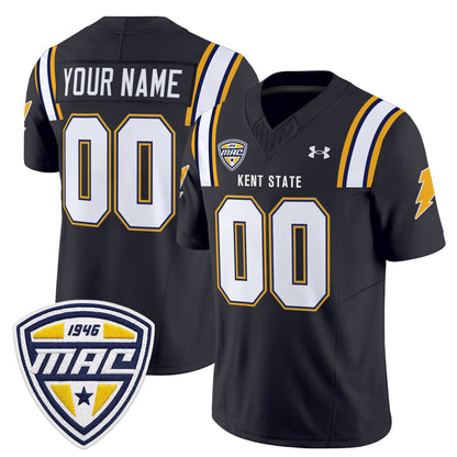 Kent State Golden Flashes 2025 Vapor Limited Custom Jersey - All Stitched