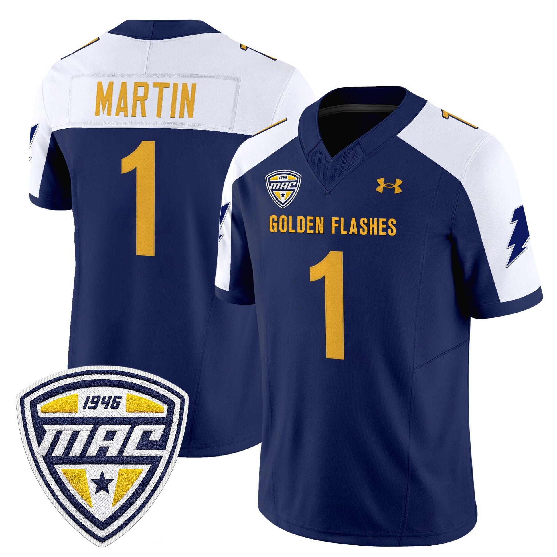 Men's Kent State Golden Flashes 2025 Vapor Limited Jersey - All Stitched