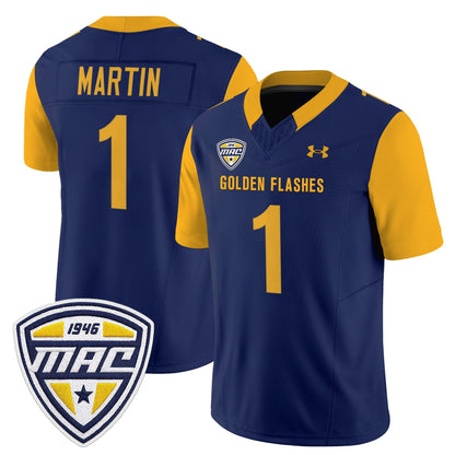 Men's Kent State Golden Flashes 2025 Vapor Limited Jersey - All Stitched