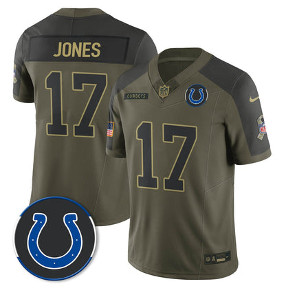 IND 2025 Salute to Service Limited Jersey - All Stitched