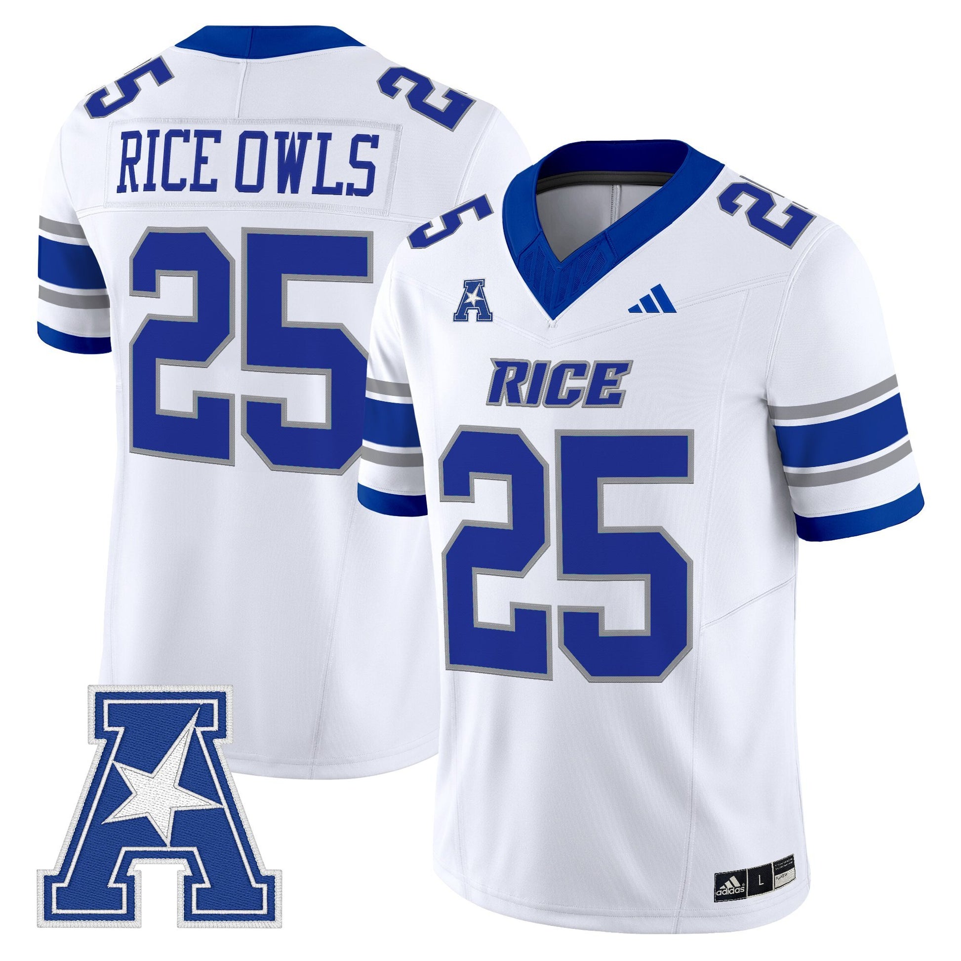 Men's Rice Owls 2025 Vapor Limited Jersey - All Stitched
