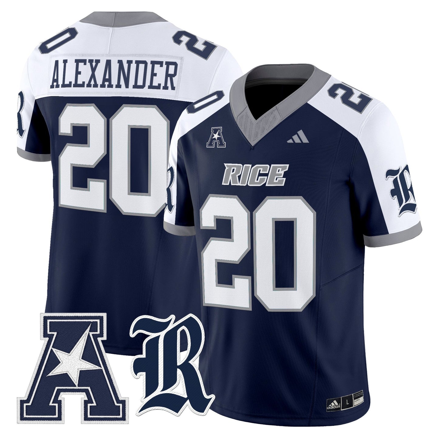Men's Rice Owls 2025 Vapor Limited Jersey - All Stitched