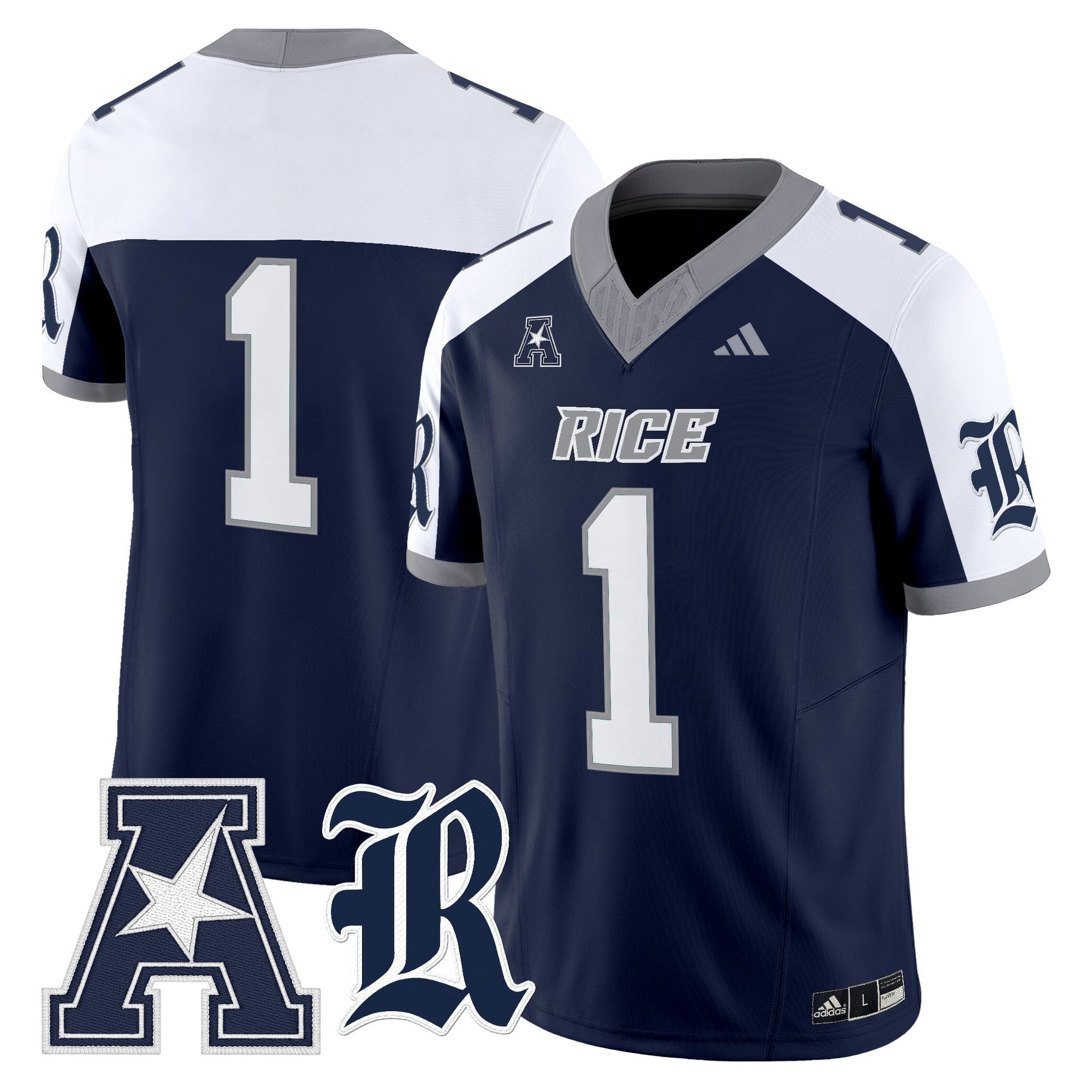 Men's Rice Owls 2025 Vapor Limited Jersey - All Stitched