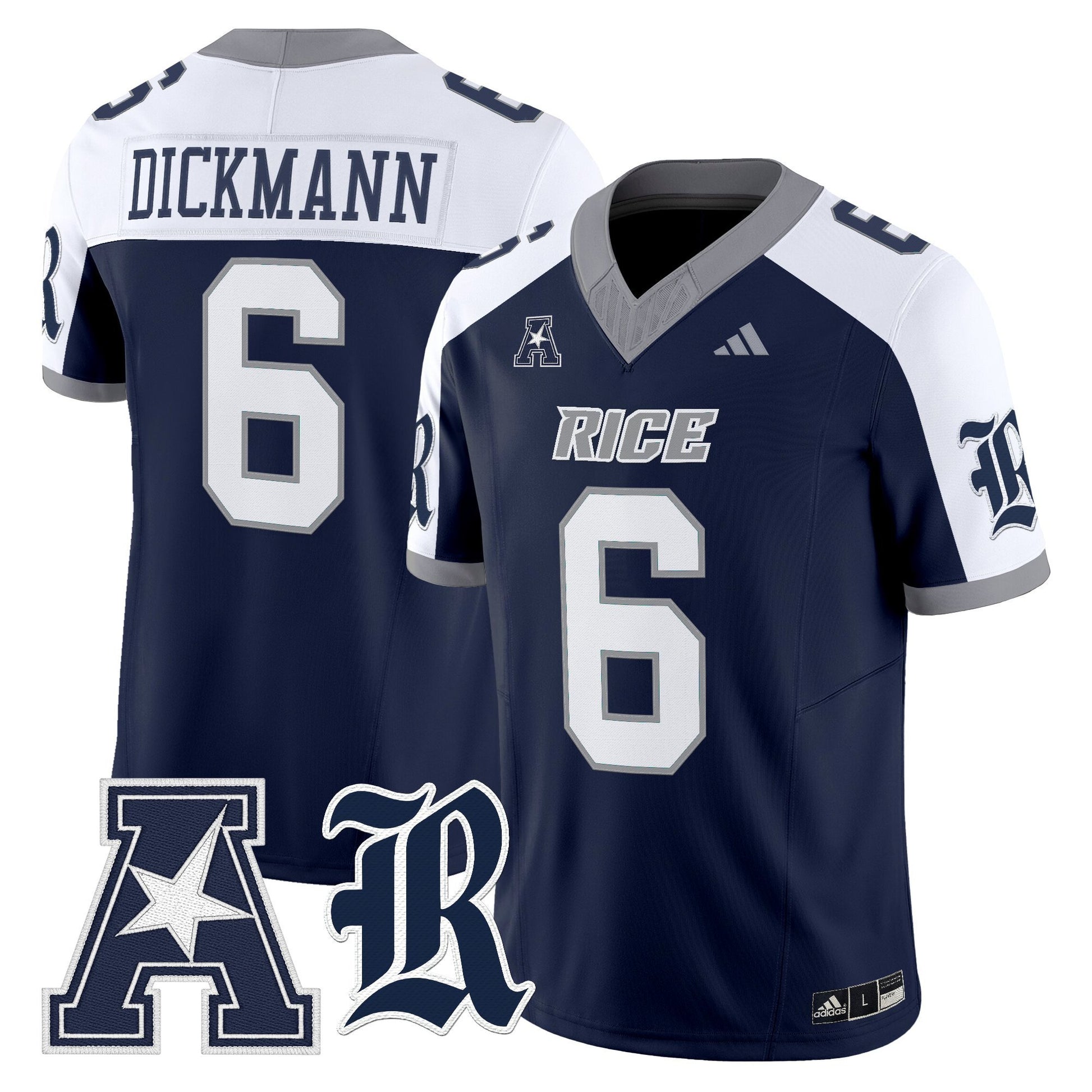 Men's Rice Owls 2025 Vapor Limited Jersey - All Stitched