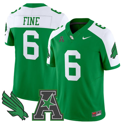 Men's North Texas Mean Green 2025 Vapor Limited Jersey - All Stitched