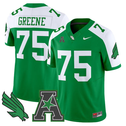 Men's North Texas Mean Green 2025 Vapor Limited Jersey - All Stitched
