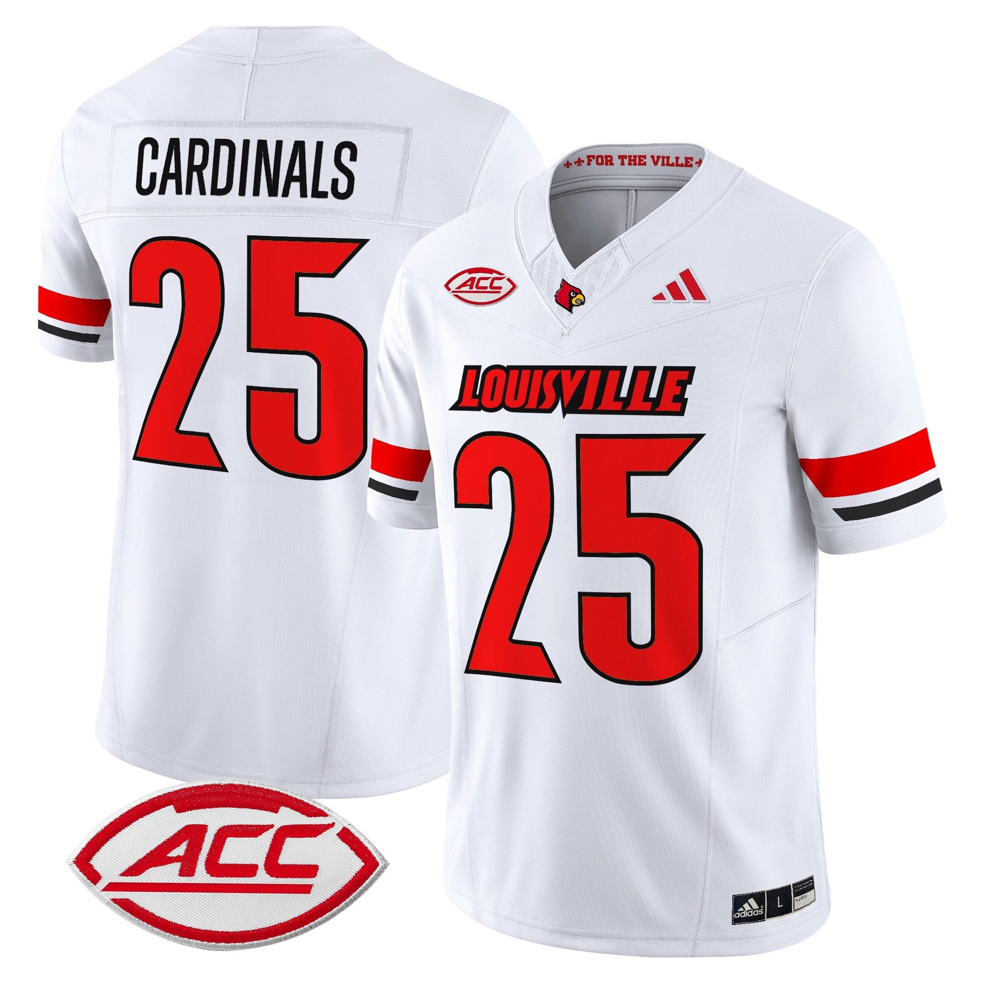 Men's Louisville Cardinals 2025 Vapor Limited Jersey - All Stitched