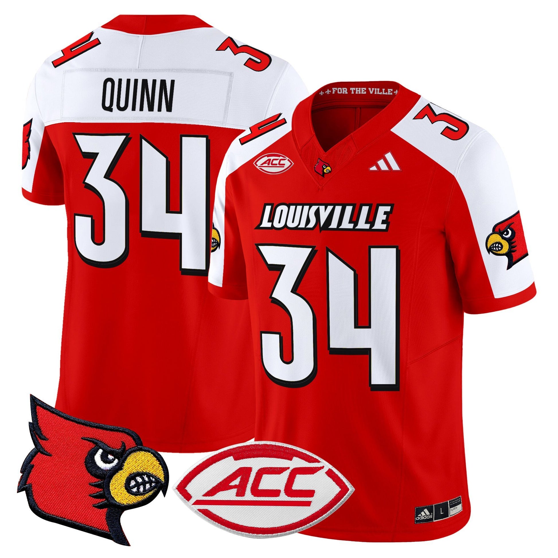 Men's Louisville Cardinals 2025 Vapor Limited Jersey - All Stitched