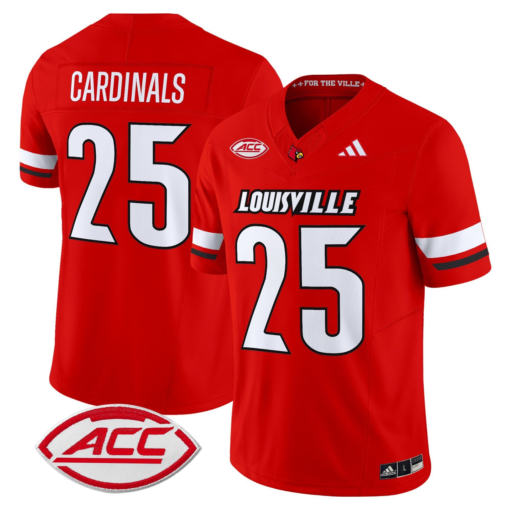 Men's Louisville Cardinals 2025 Vapor Limited Jersey - All Stitched
