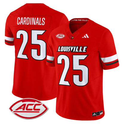 Men's Louisville Cardinals 2025 Vapor Limited Jersey - All Stitched