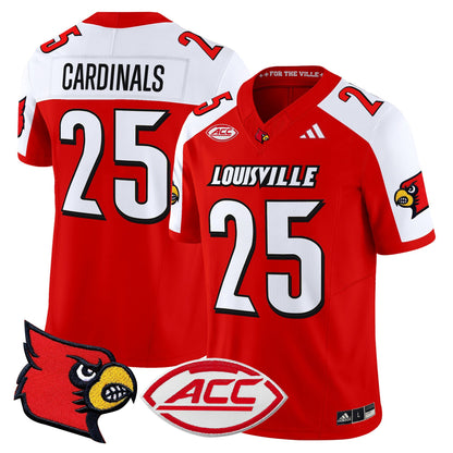 Men's Louisville Cardinals 2025 Vapor Limited Jersey - All Stitched