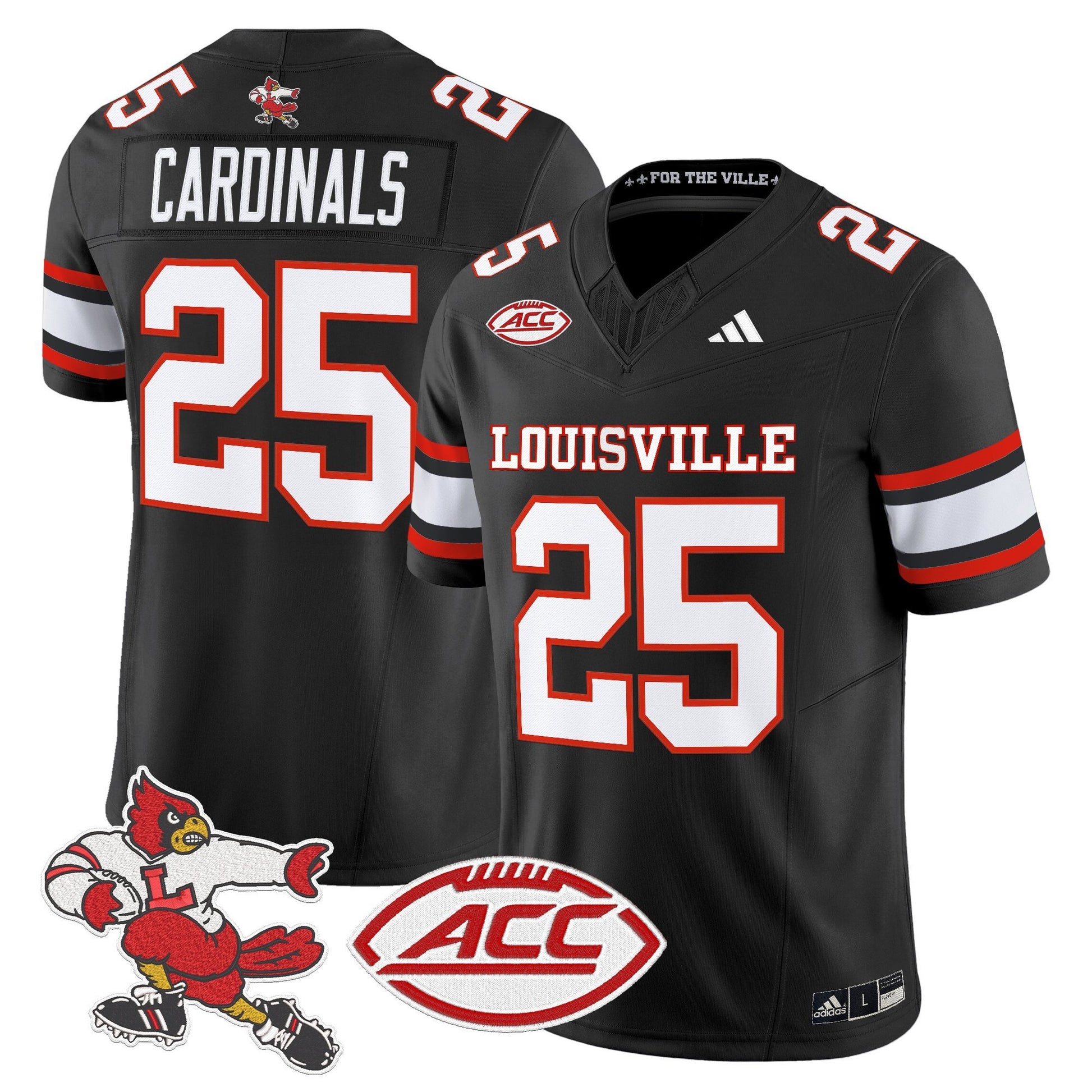 Men's Louisville Cardinals 2025 Vapor Limited Jersey - All Stitched