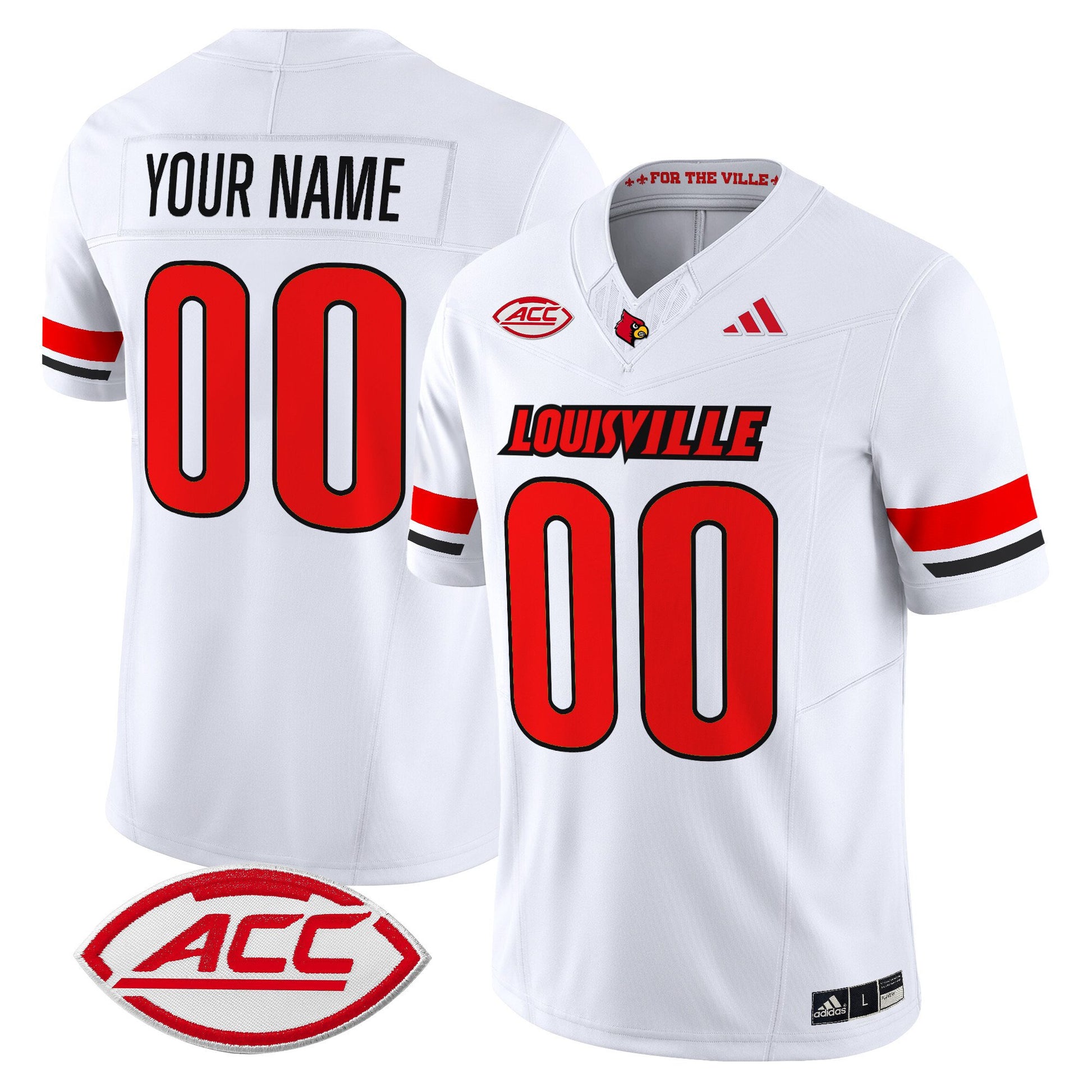 Louisville Cardinals 2025 Vapor Limited Custom Jersey - All Stitched