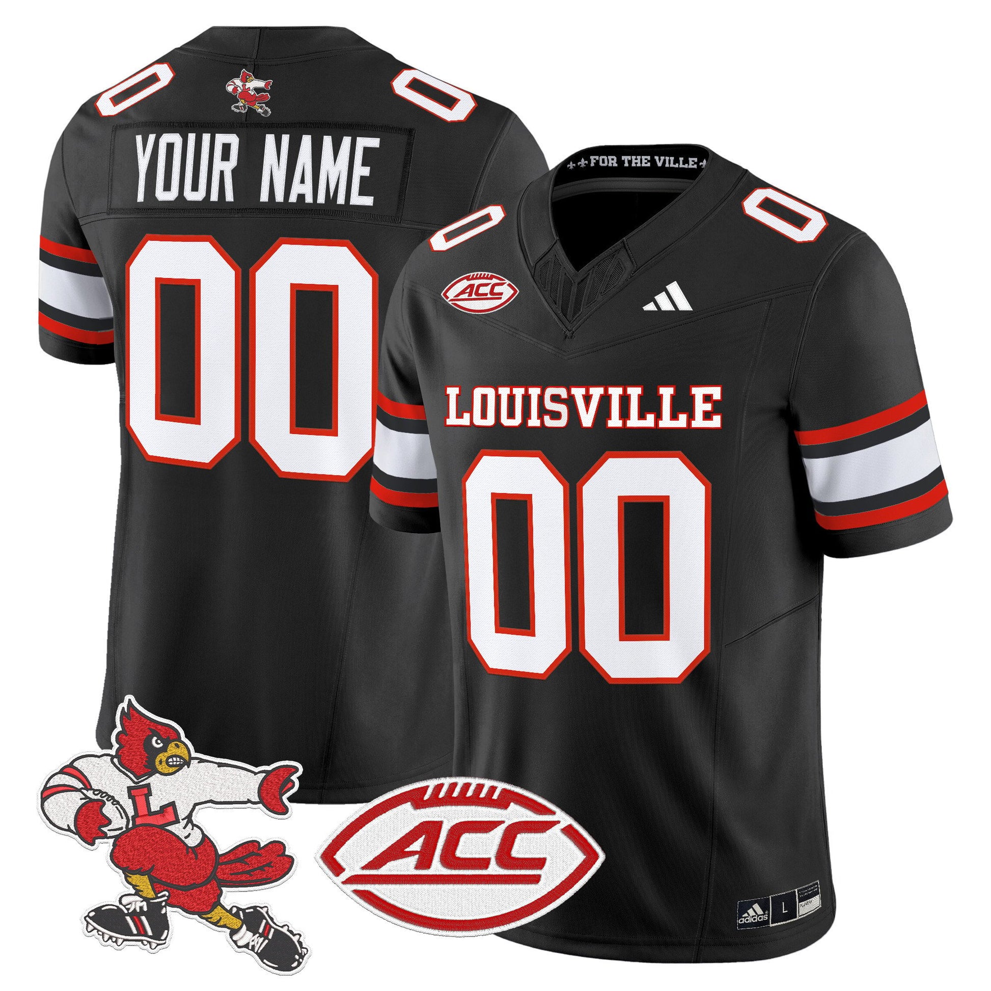 Louisville Cardinals 2025 Vapor Limited Custom Jersey - All Stitched