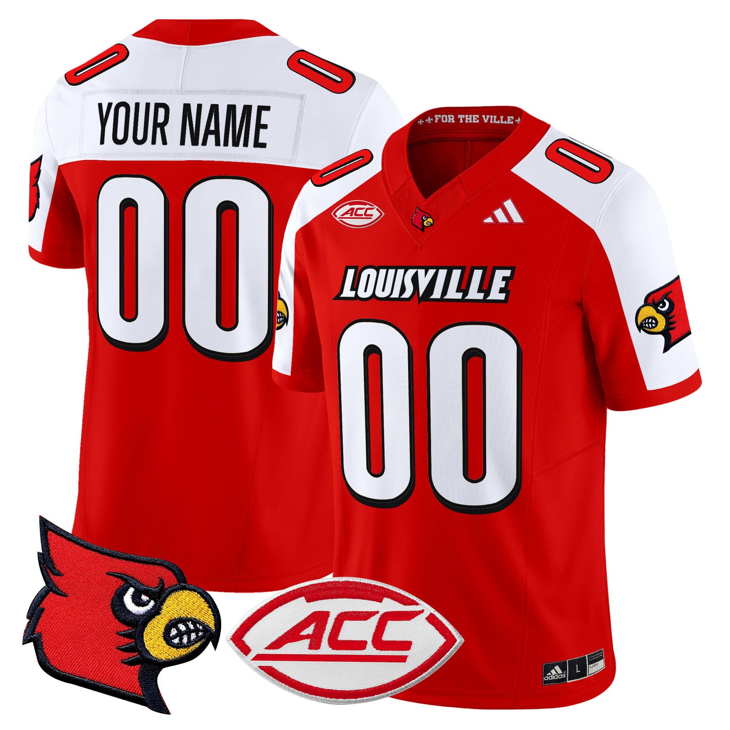 Louisville Cardinals 2025 Vapor Limited Custom Jersey - All Stitched