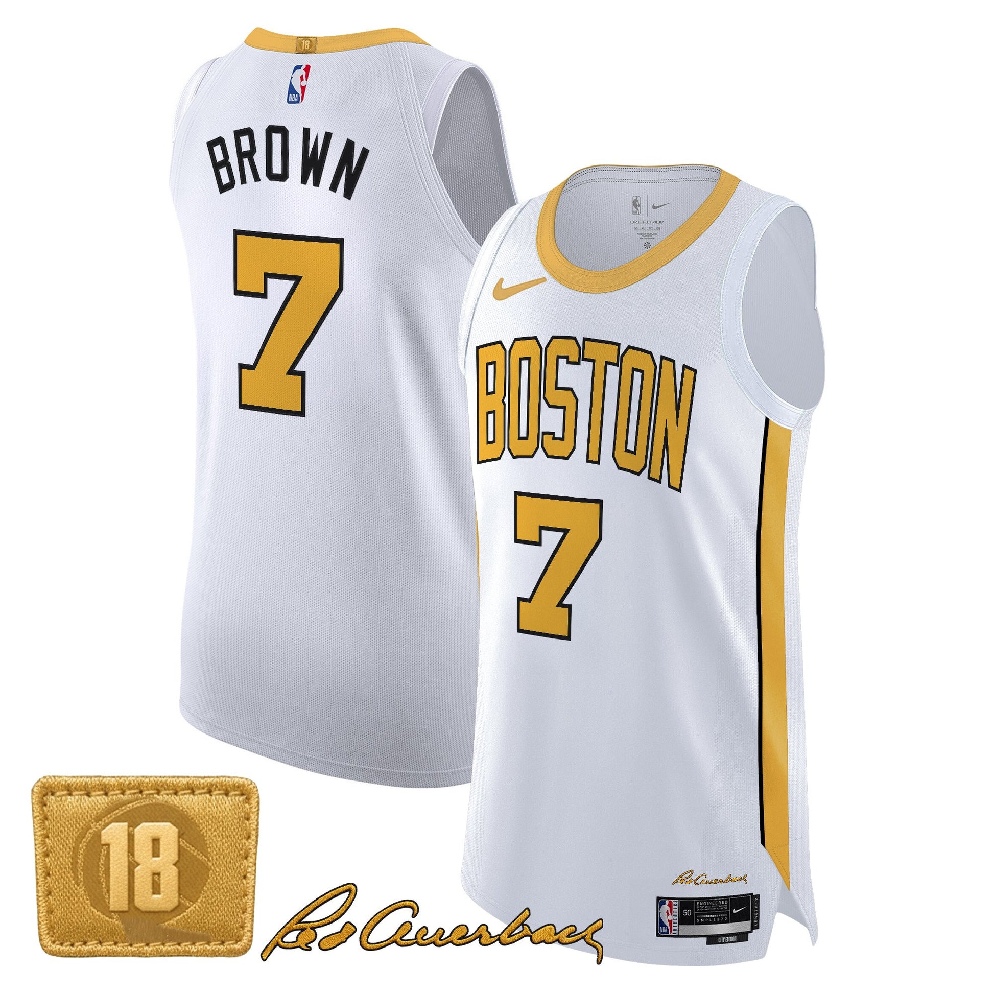 Boston Celtics 2025/26 City Edition Swingman Jersey - All Stitched