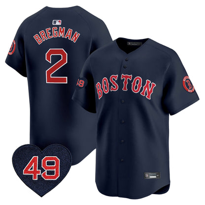 BOS Tim Wakefield Patch Vapor Premier Limited Jersey - All Stitched