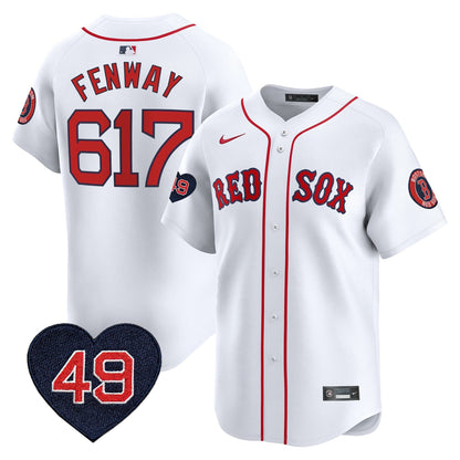 BOS Tim Wakefield Patch Vapor Premier Limited Jersey - All Stitched