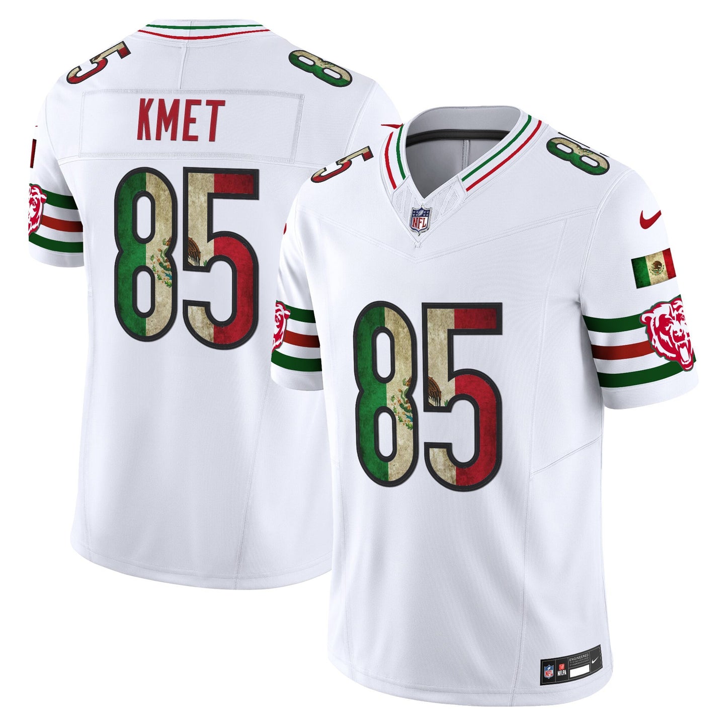 Men's Chicago Bears Mexico Vapor Limited Jersey - All Stitched