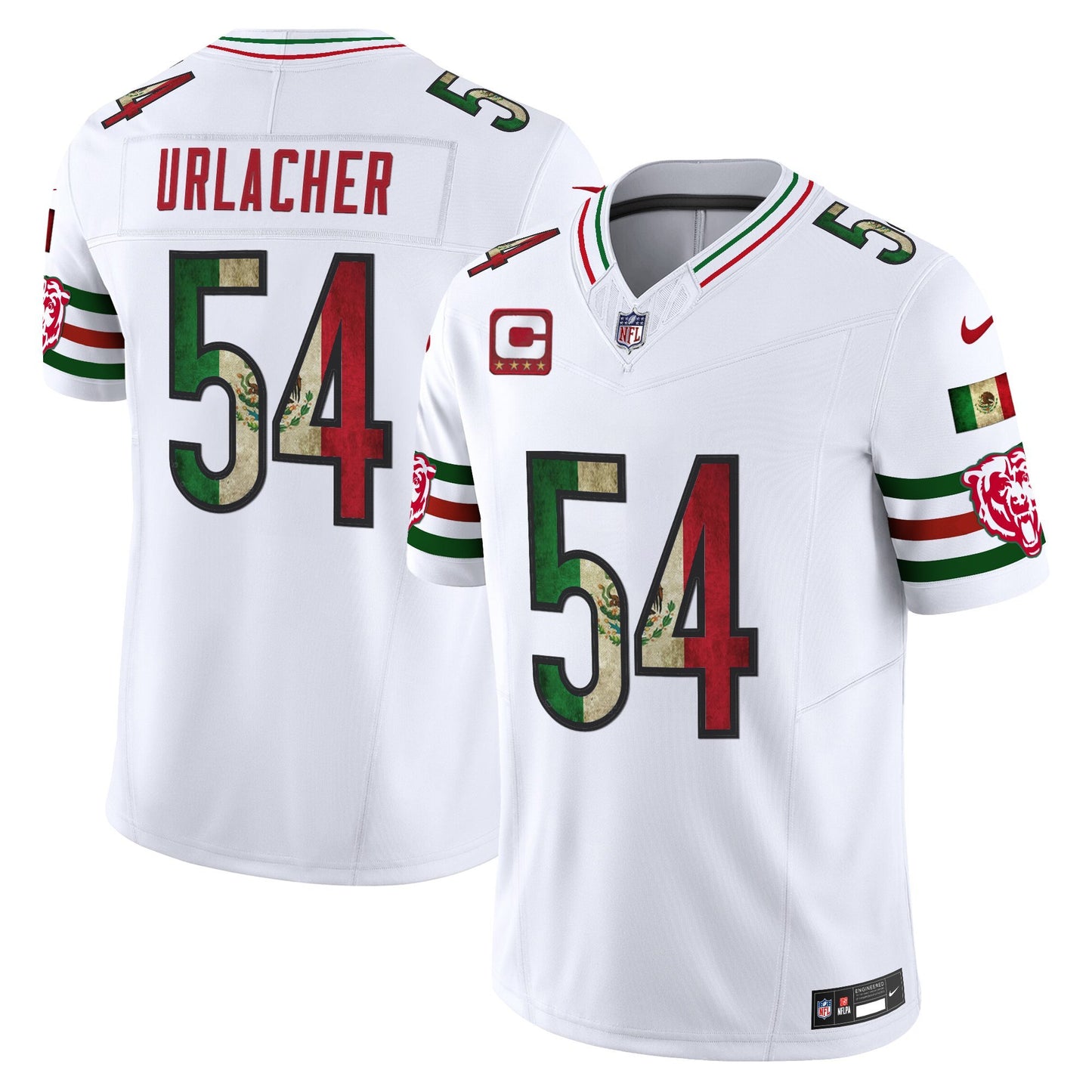 Men's Chicago Bears Mexico Vapor Limited Jersey - All Stitched