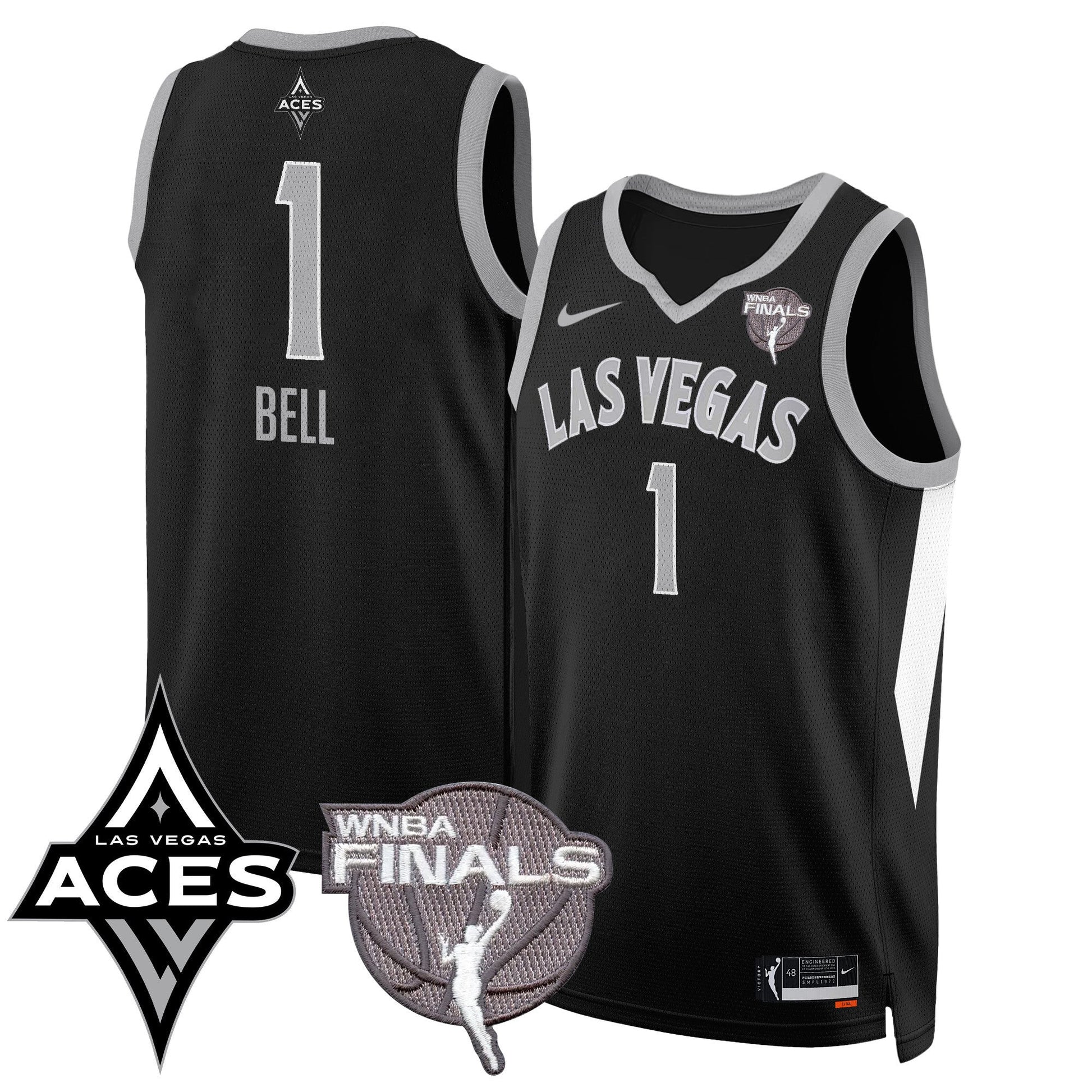Las Vegas Aces 2025 WNBA Finals Jersey - All Stitched