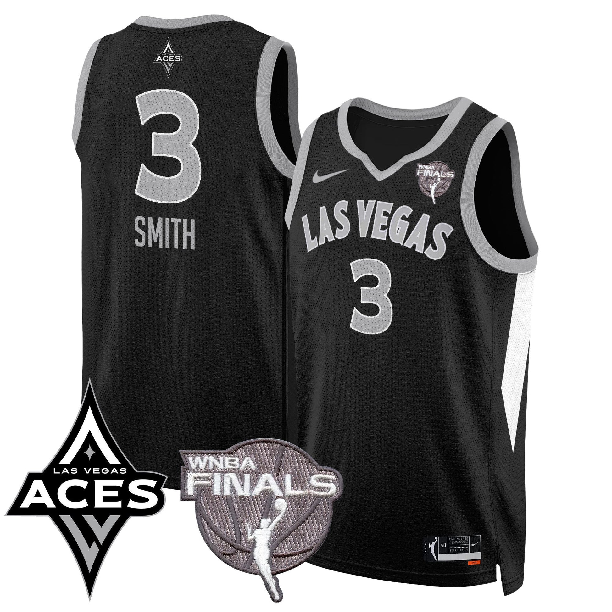 Las Vegas Aces 2025 WNBA Finals Jersey - All Stitched