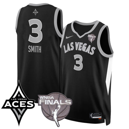 Las Vegas Aces 2025 WNBA Finals Jersey - All Stitched