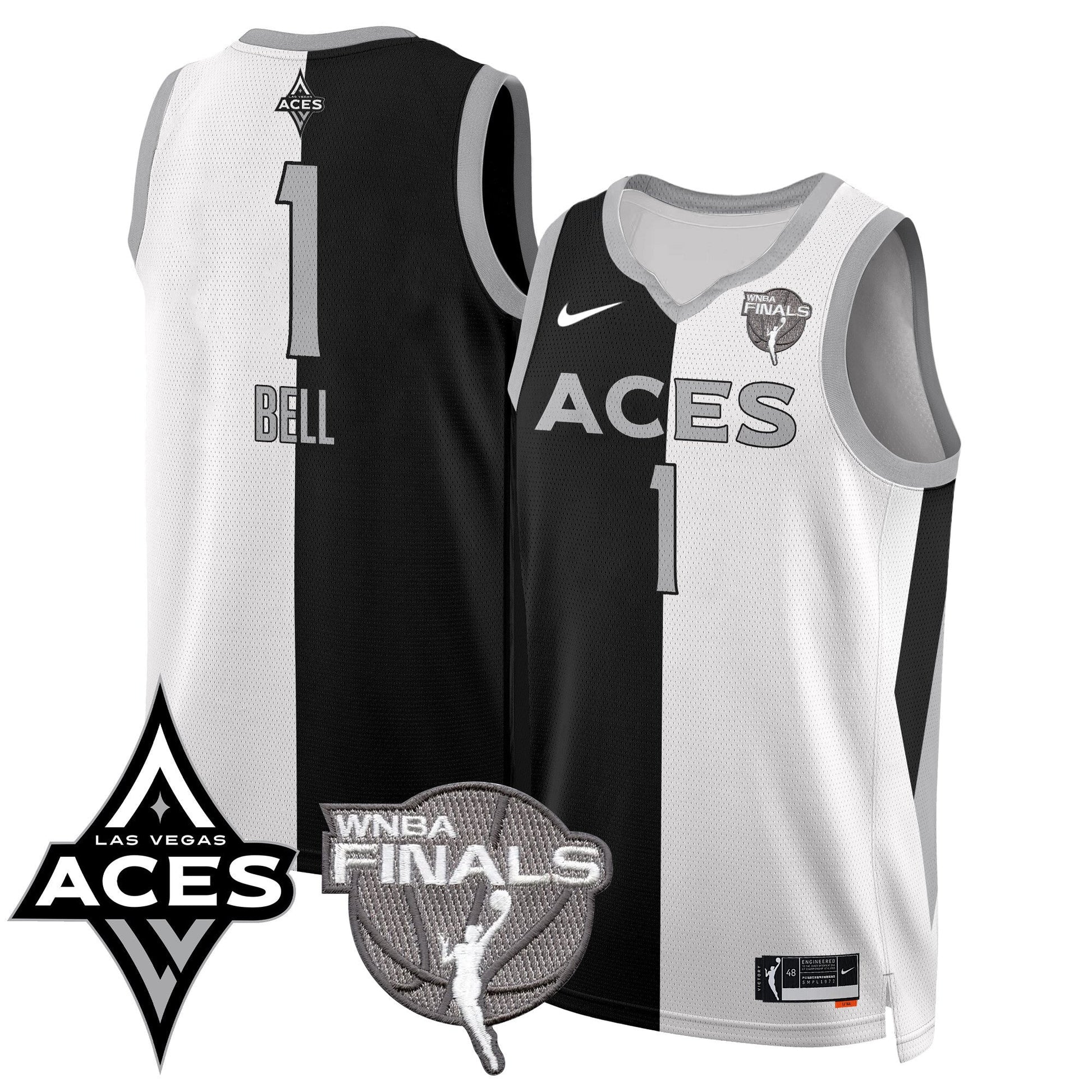 Las Vegas Aces 2025 WNBA Finals Jersey - All Stitched