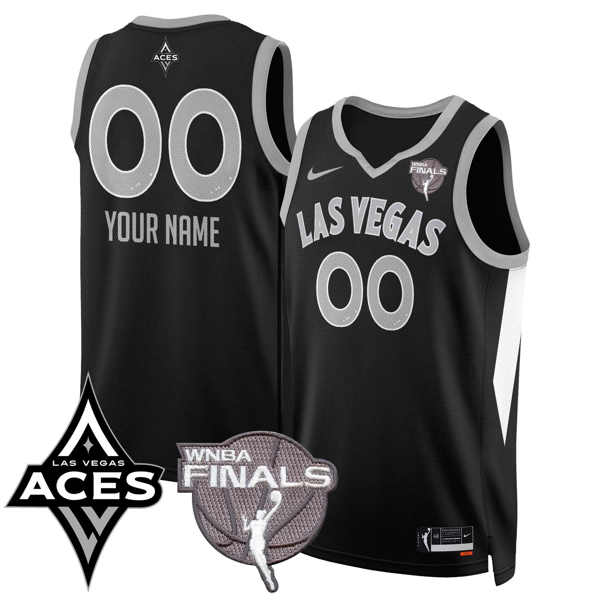 Las Vegas Aces 2025 WNBA Finals Jersey - All Stitched