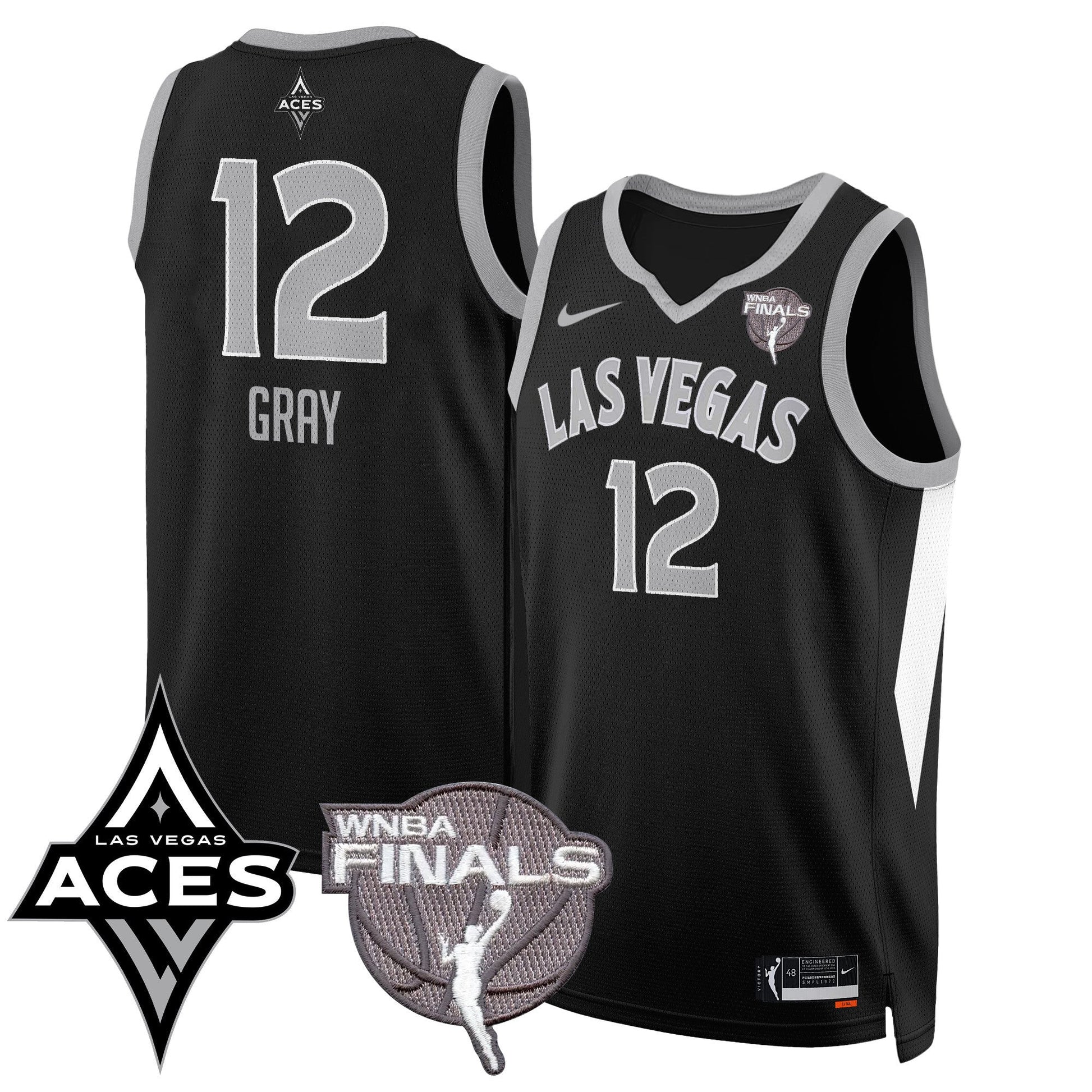 Las Vegas Aces 2025 WNBA Finals Jersey - All Stitched