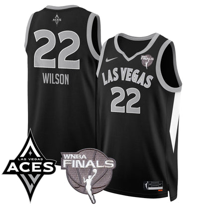 Las Vegas Aces 2025 WNBA Finals Jersey - All Stitched