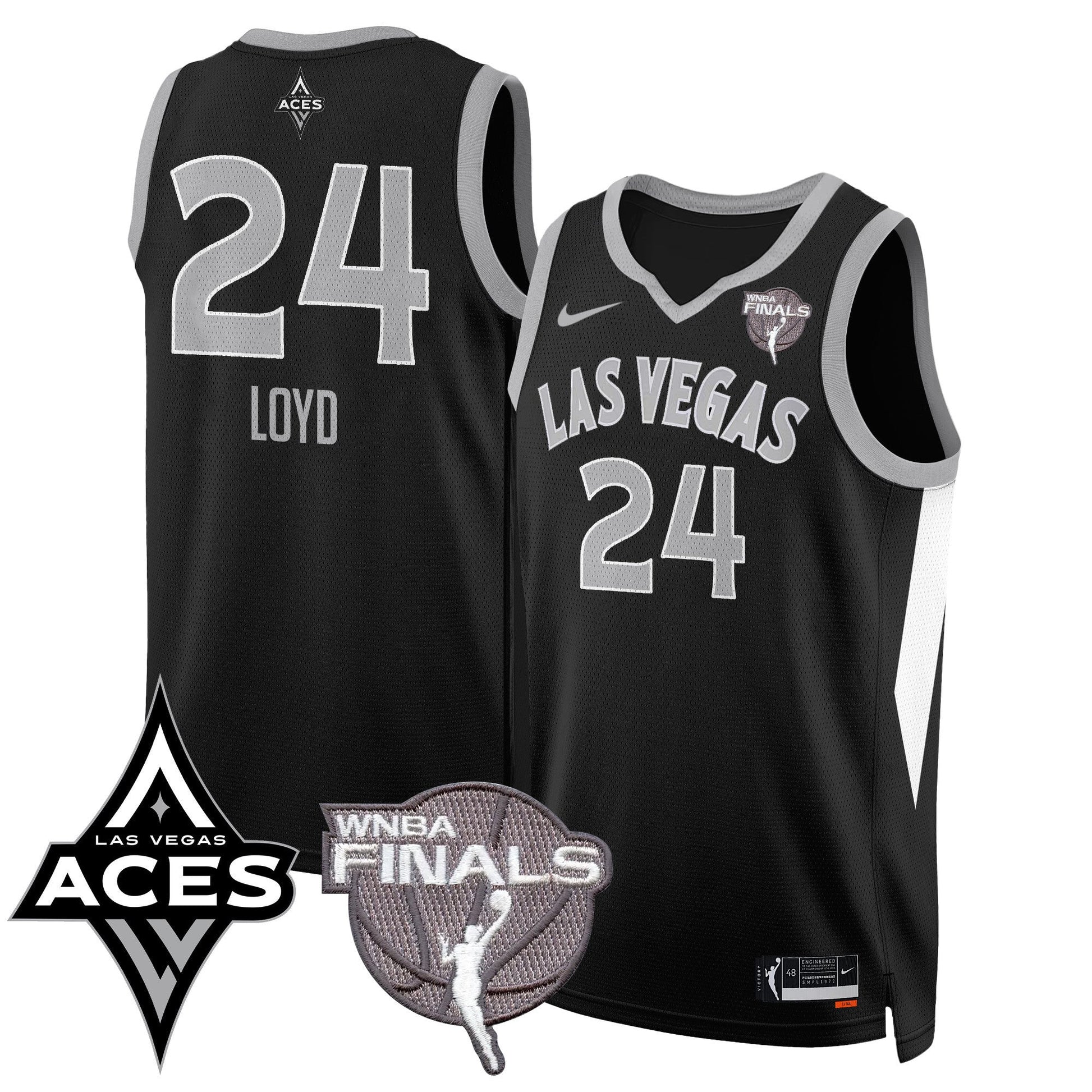 Las Vegas Aces 2025 WNBA Finals Jersey - All Stitched