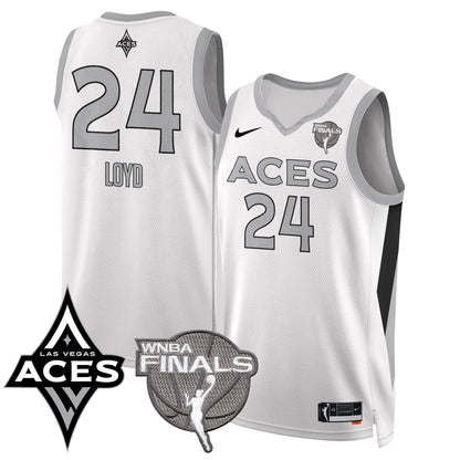 Las Vegas Aces 2025 WNBA Finals Jersey - All Stitched
