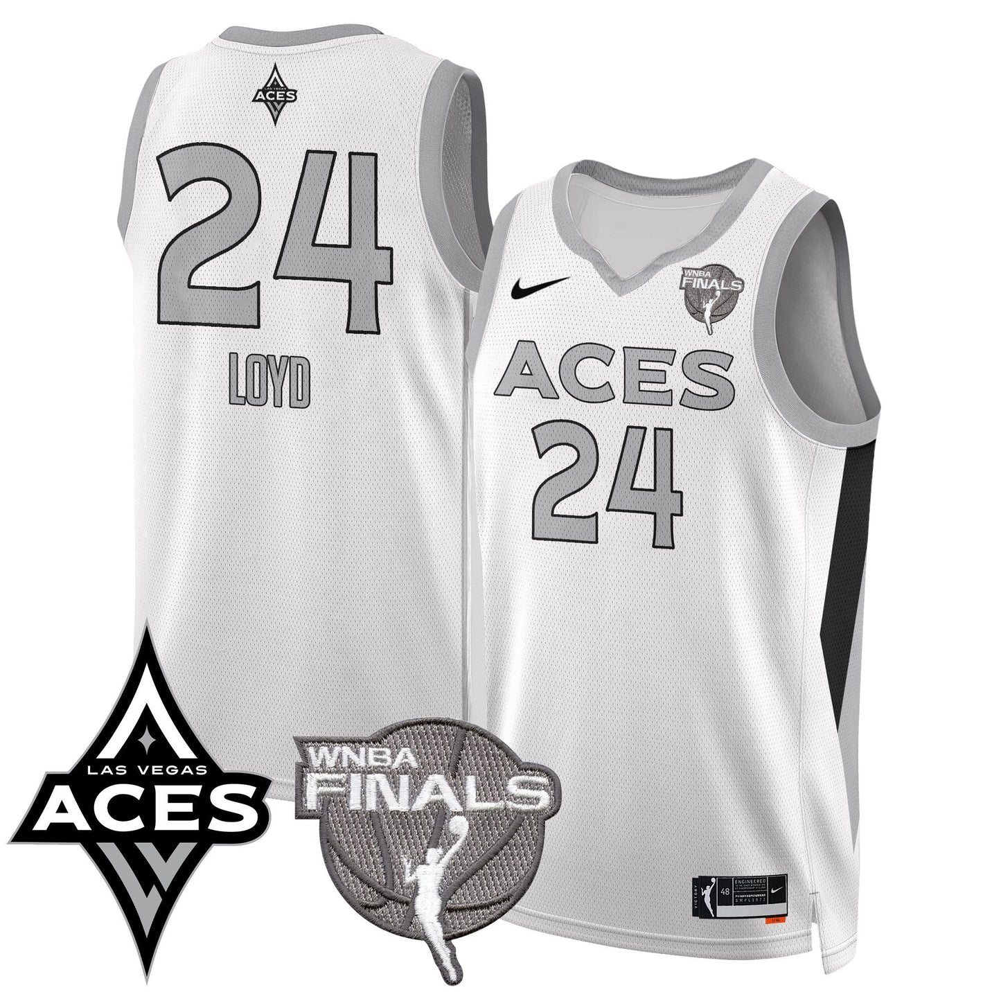 Las Vegas Aces 2025 WNBA Finals Jersey - All Stitched