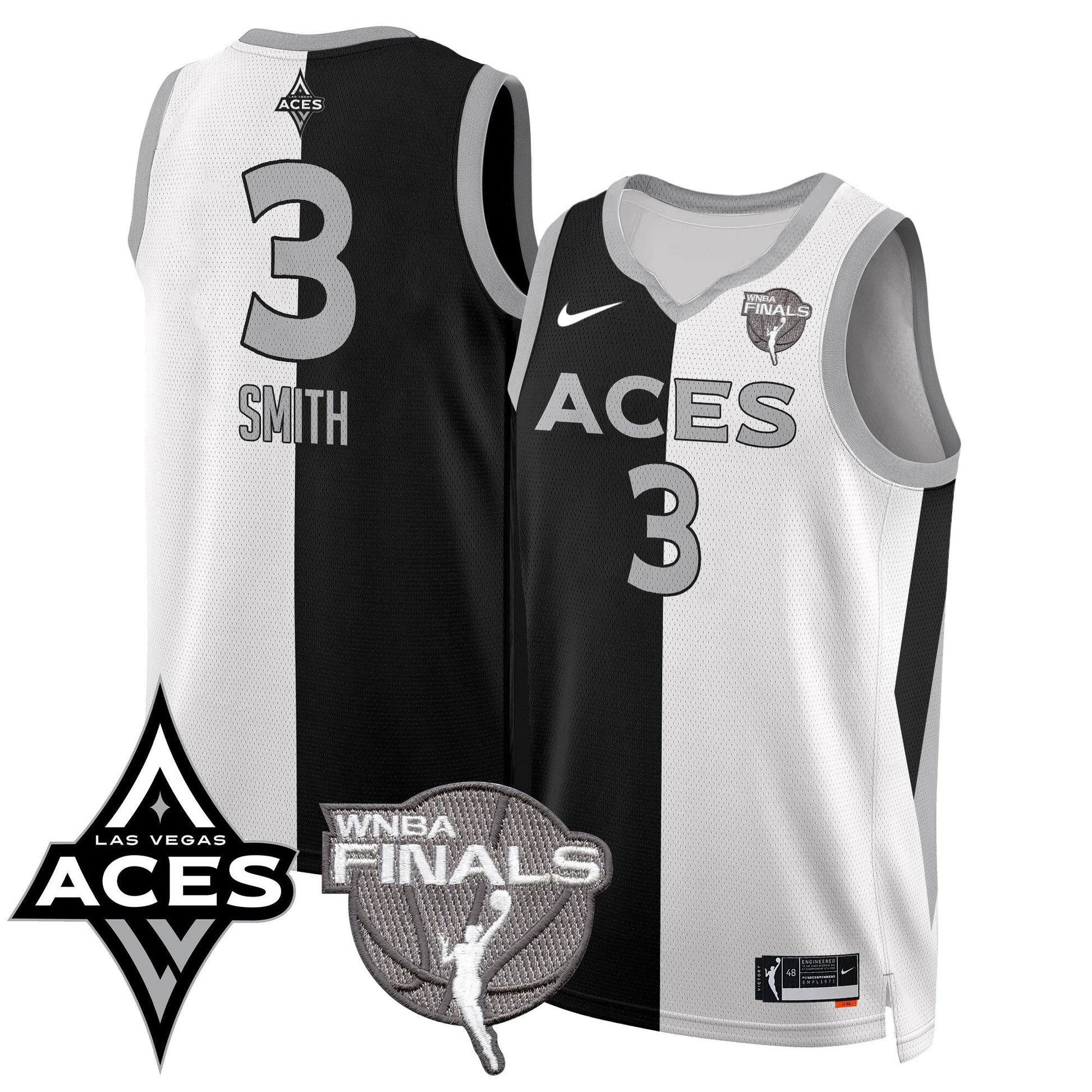 Las Vegas Aces 2025 WNBA Finals Jersey - All Stitched