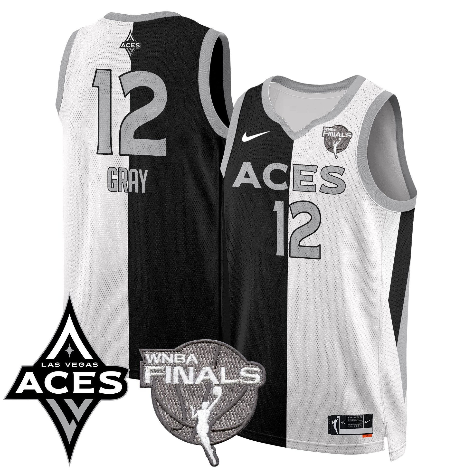 Las Vegas Aces 2025 WNBA Finals Jersey - All Stitched