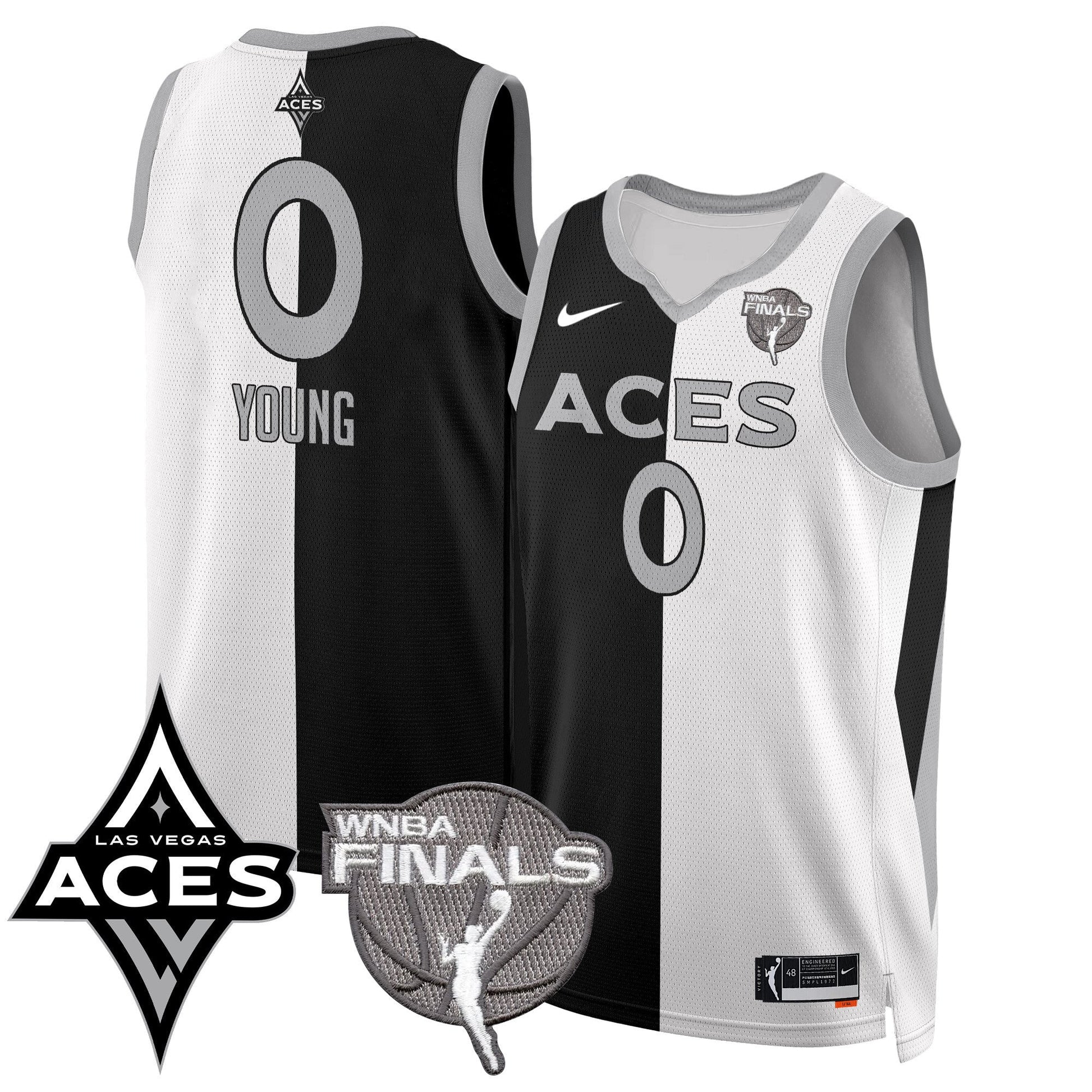 Las Vegas Aces 2025 WNBA Finals Jersey - All Stitched