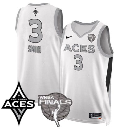 Las Vegas Aces 2025 WNBA Finals Jersey - All Stitched