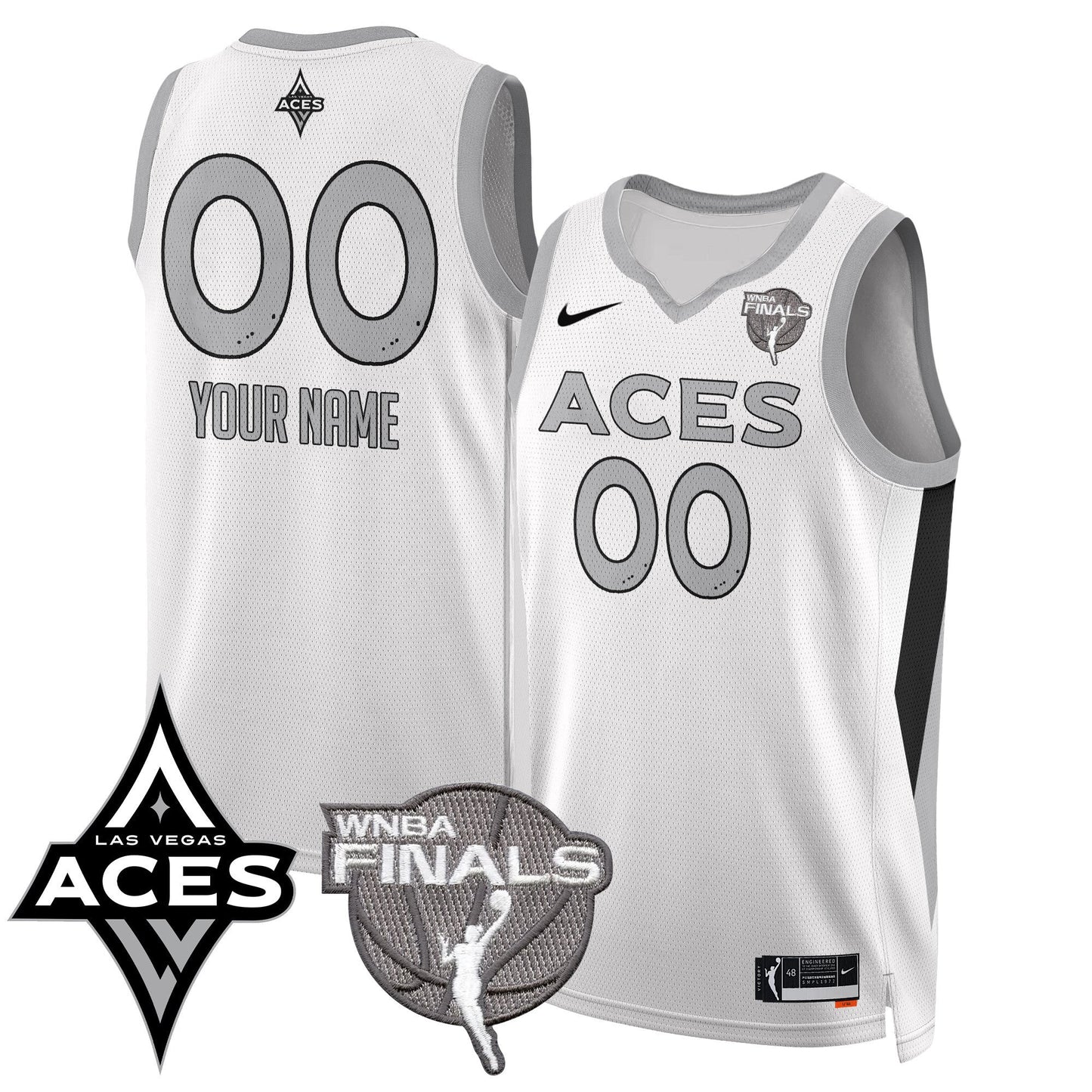 Las Vegas Aces 2025 WNBA Finals Jersey - All Stitched