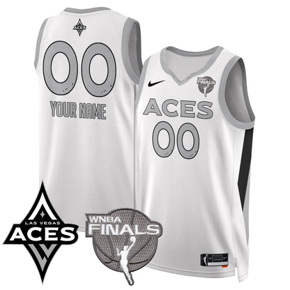 Las Vegas Aces 2025 WNBA Finals Jersey - All Stitched