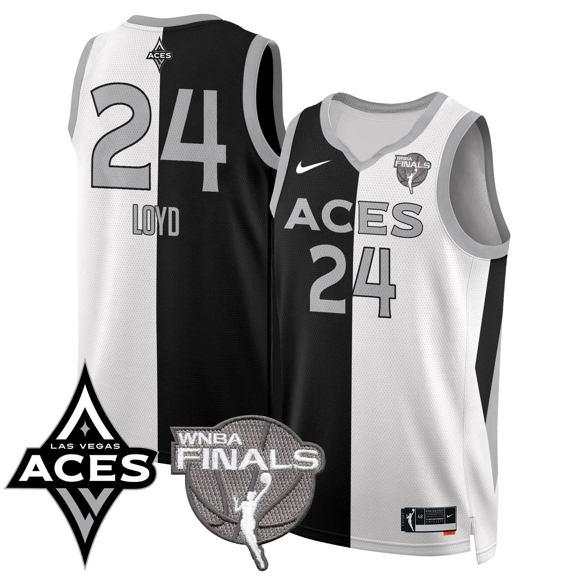 Las Vegas Aces 2025 WNBA Finals Jersey - All Stitched