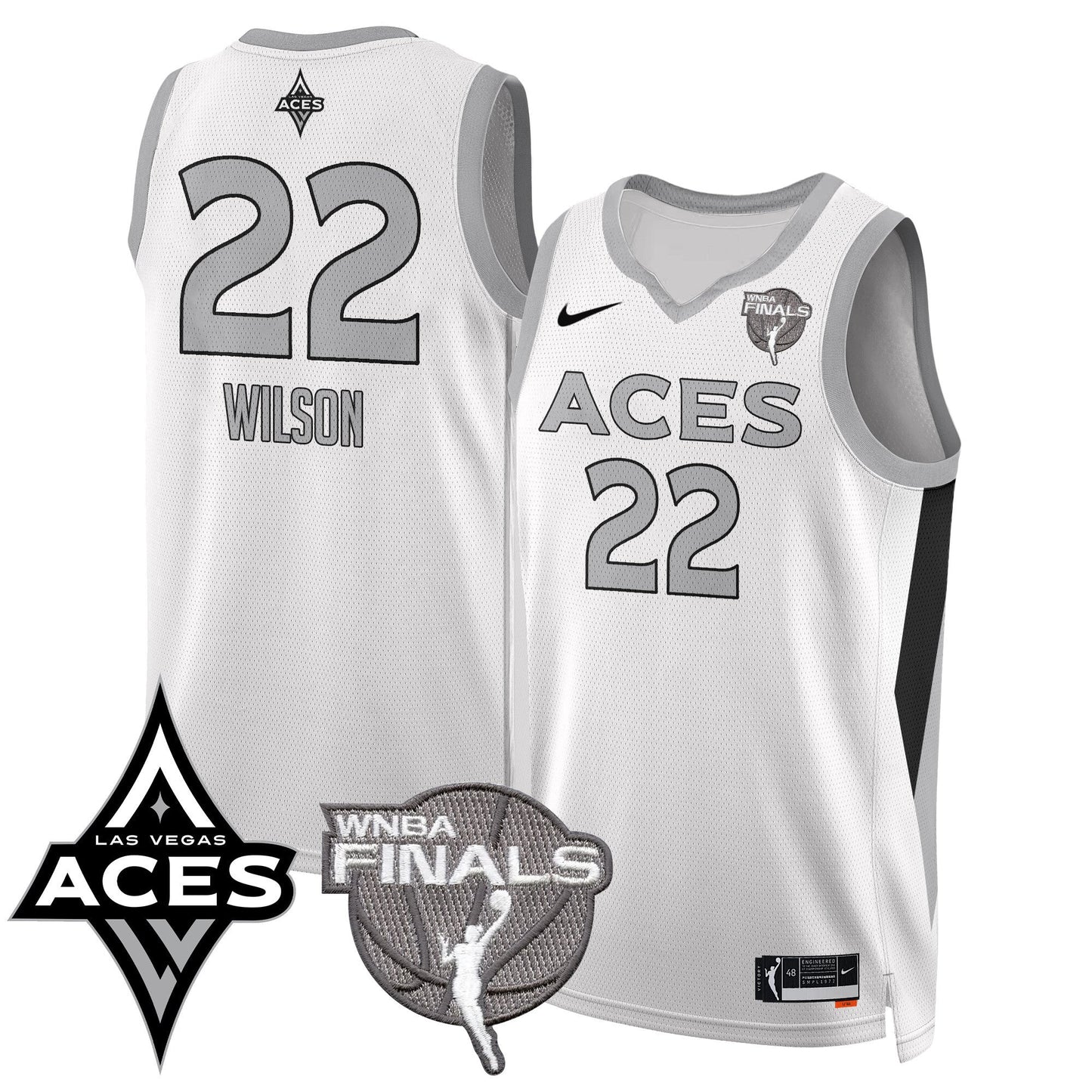 Las Vegas Aces 2025 WNBA Finals Jersey - All Stitched