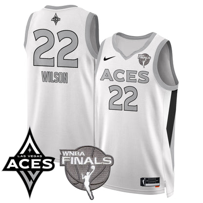 Las Vegas Aces 2025 WNBA Finals Jersey - All Stitched