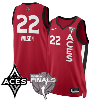 Las Vegas Aces 2025 WNBA Finals Jersey - All Stitched
