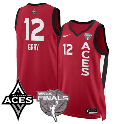 Las Vegas Aces 2025 WNBA Finals Jersey - All Stitched