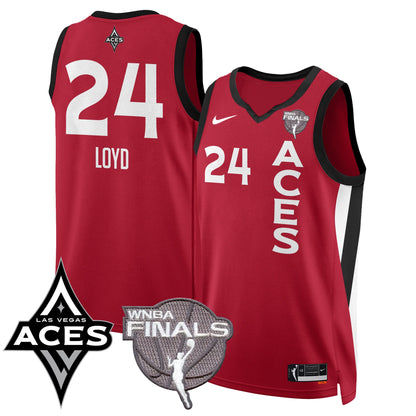Las Vegas Aces 2025 WNBA Finals Jersey - All Stitched